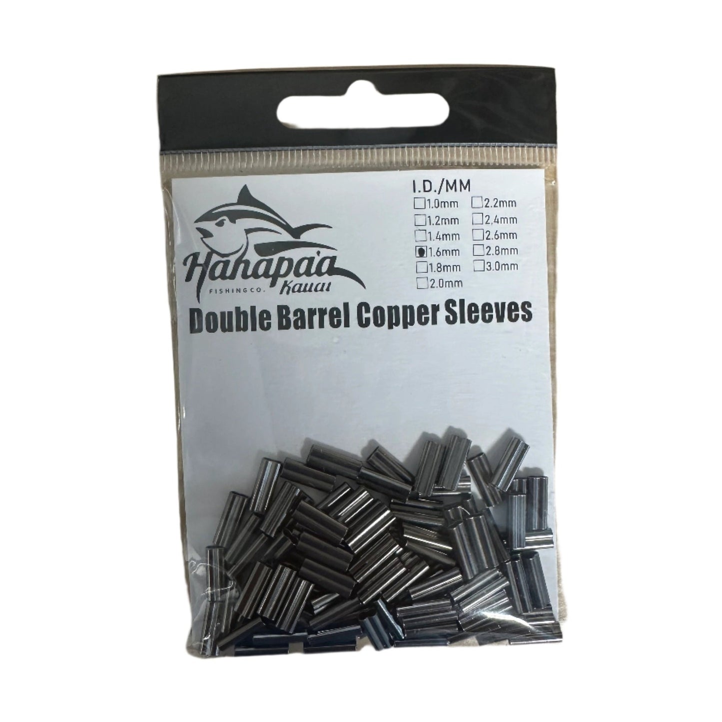 HANAPAA DOUBLE BARREL COPPER SLEEVE CRIMP 100PK