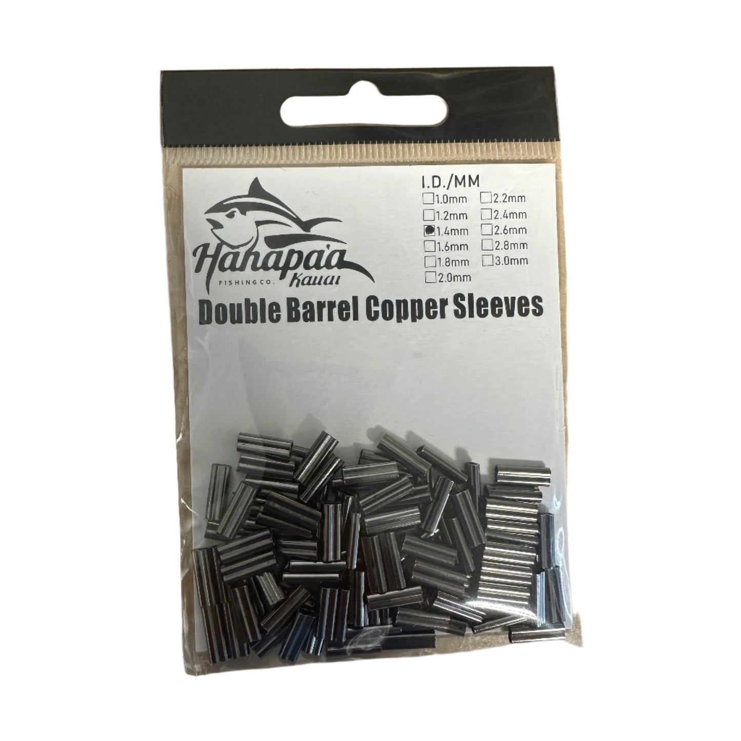 HANAPAA DOUBLE BARREL COPPER SLEEVE CRIMP 100PK