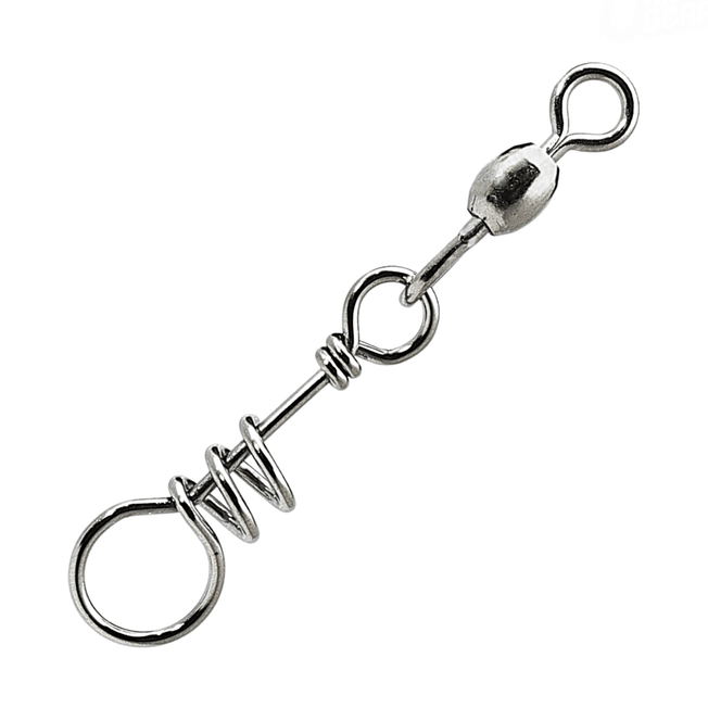 HANAPAA CORKSCREW SLIDE BAIT SWIVEL 4/0