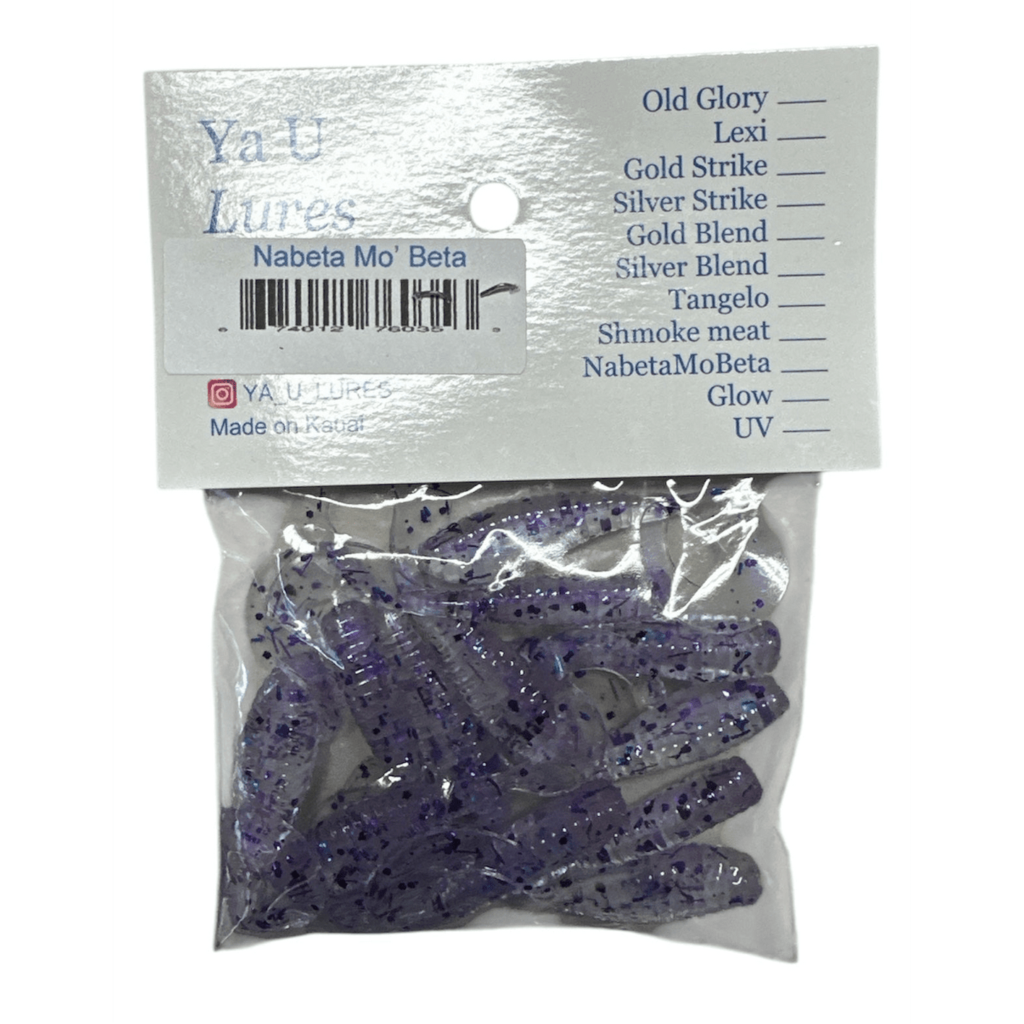 YA U LURES 2" CURLY TAILS