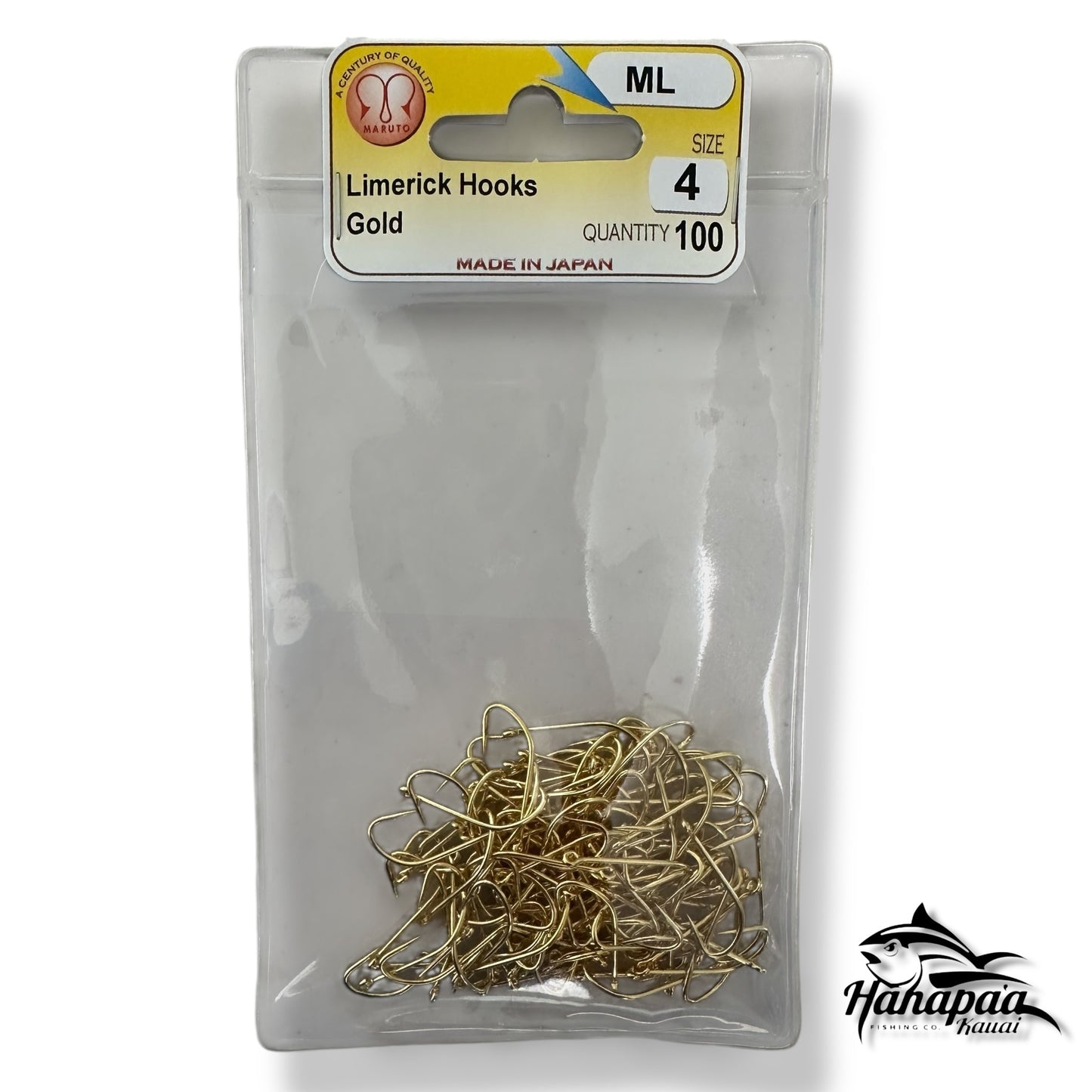 MARUTO LIMERICK GOLD HOOK 100 PACK