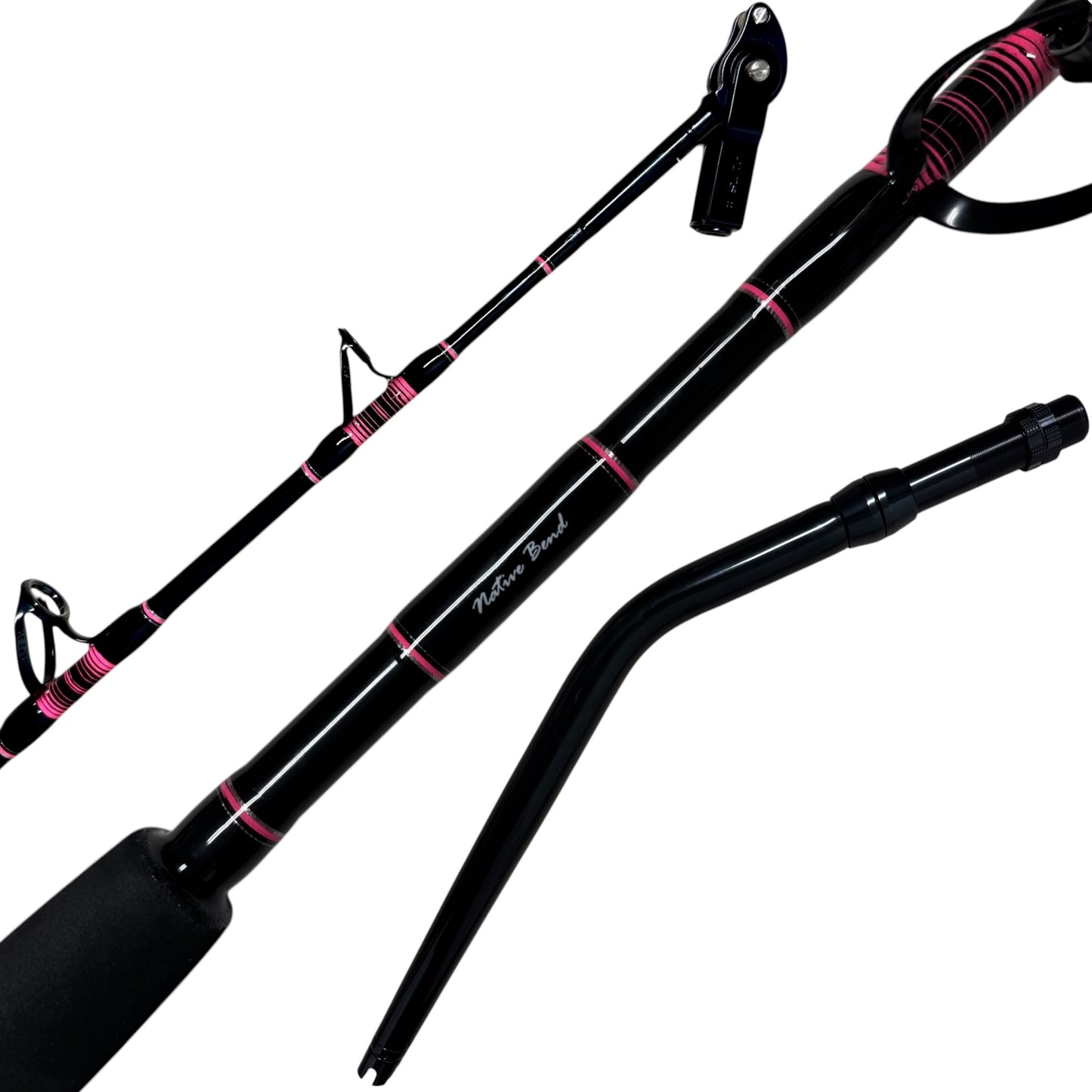 HANAPAA CUSTOM 80 CLASS TROLLING ROD BLACK
