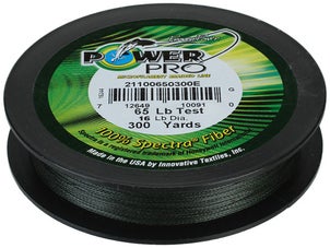 POWER PRO BRAID MOSS GREEN 500YD SPOOL