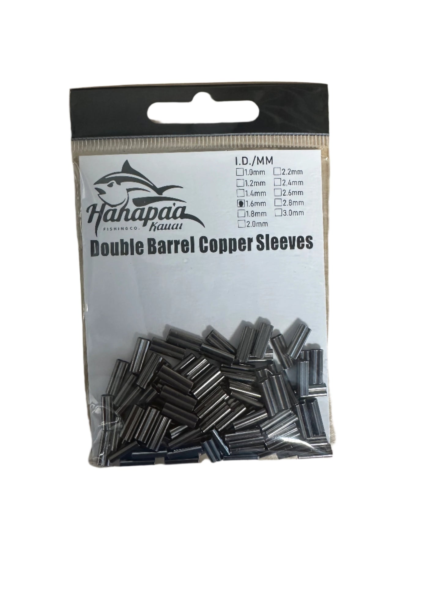 HANAPAA DOUBLE BARREL COPPER SLEEVE CRIMP 100PK