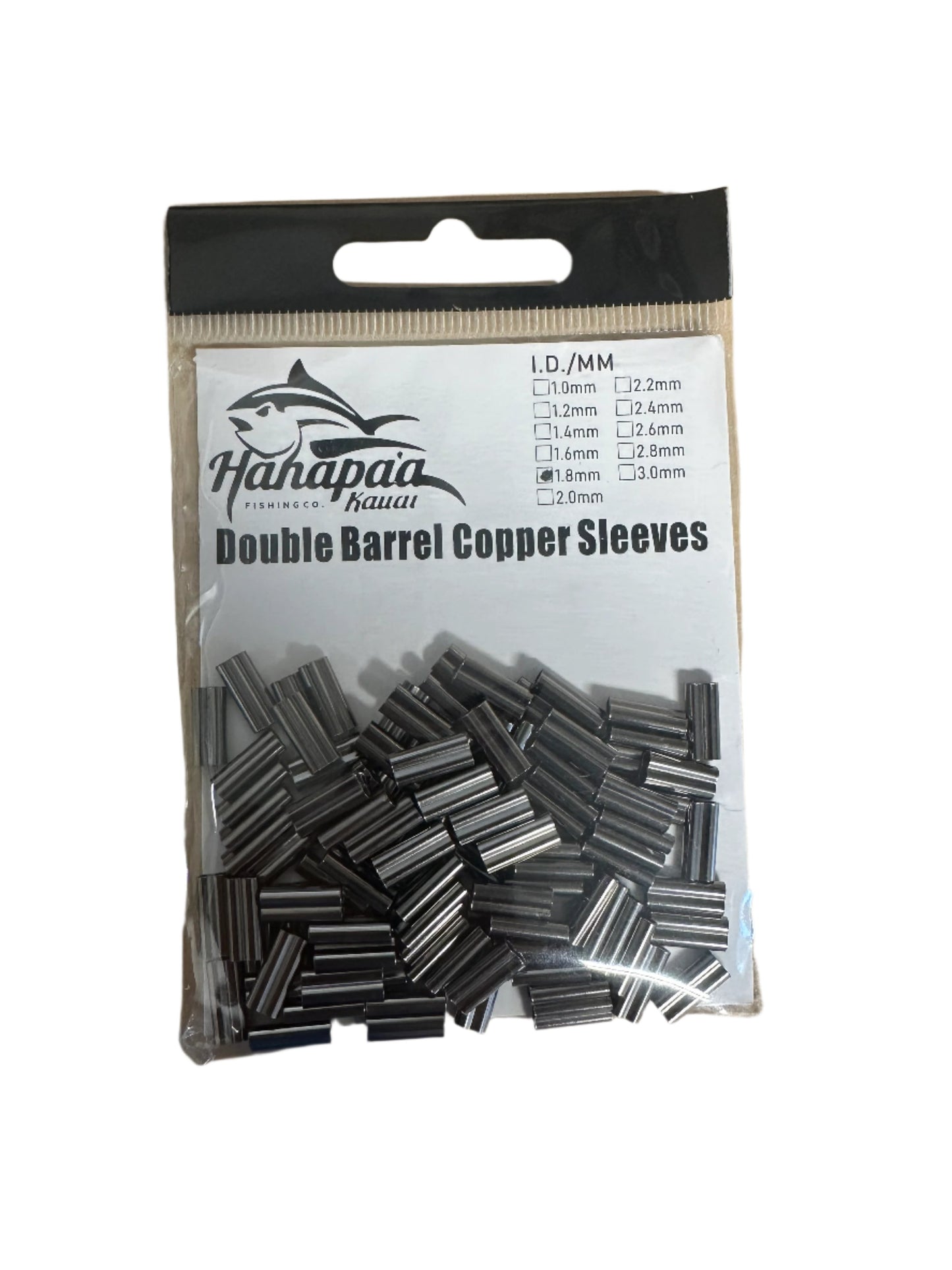 HANAPAA DOUBLE BARREL COPPER SLEEVE CRIMP 100PK