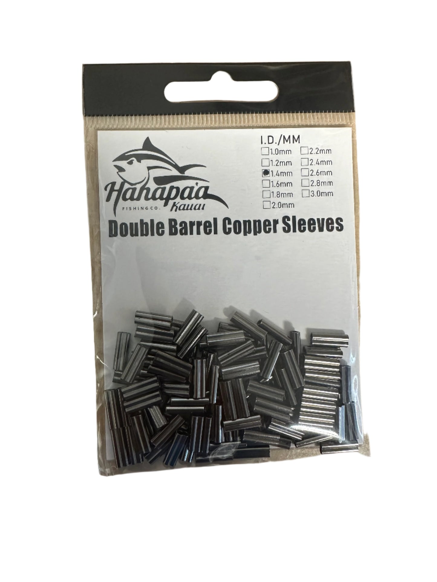 HANAPAA DOUBLE BARREL COPPER SLEEVE CRIMP 100PK