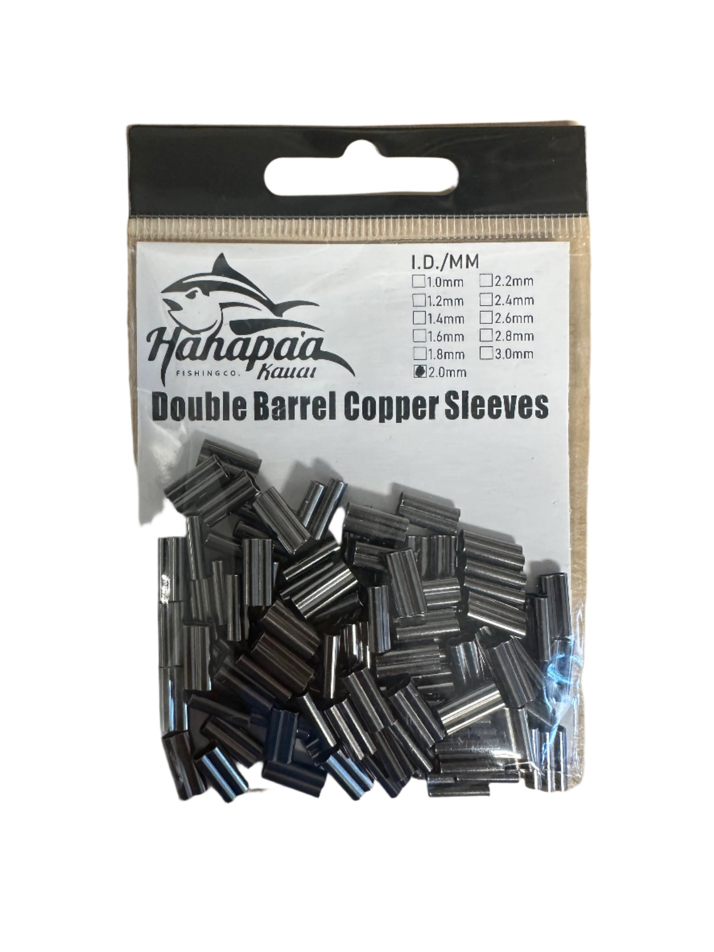 HANAPAA DOUBLE BARREL COPPER SLEEVE CRIMP 100PK