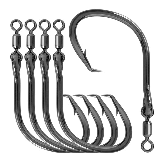 BLUE WING BLUEFIN BIG GAME OFFSET CIRCLE SWIVEL HOOK