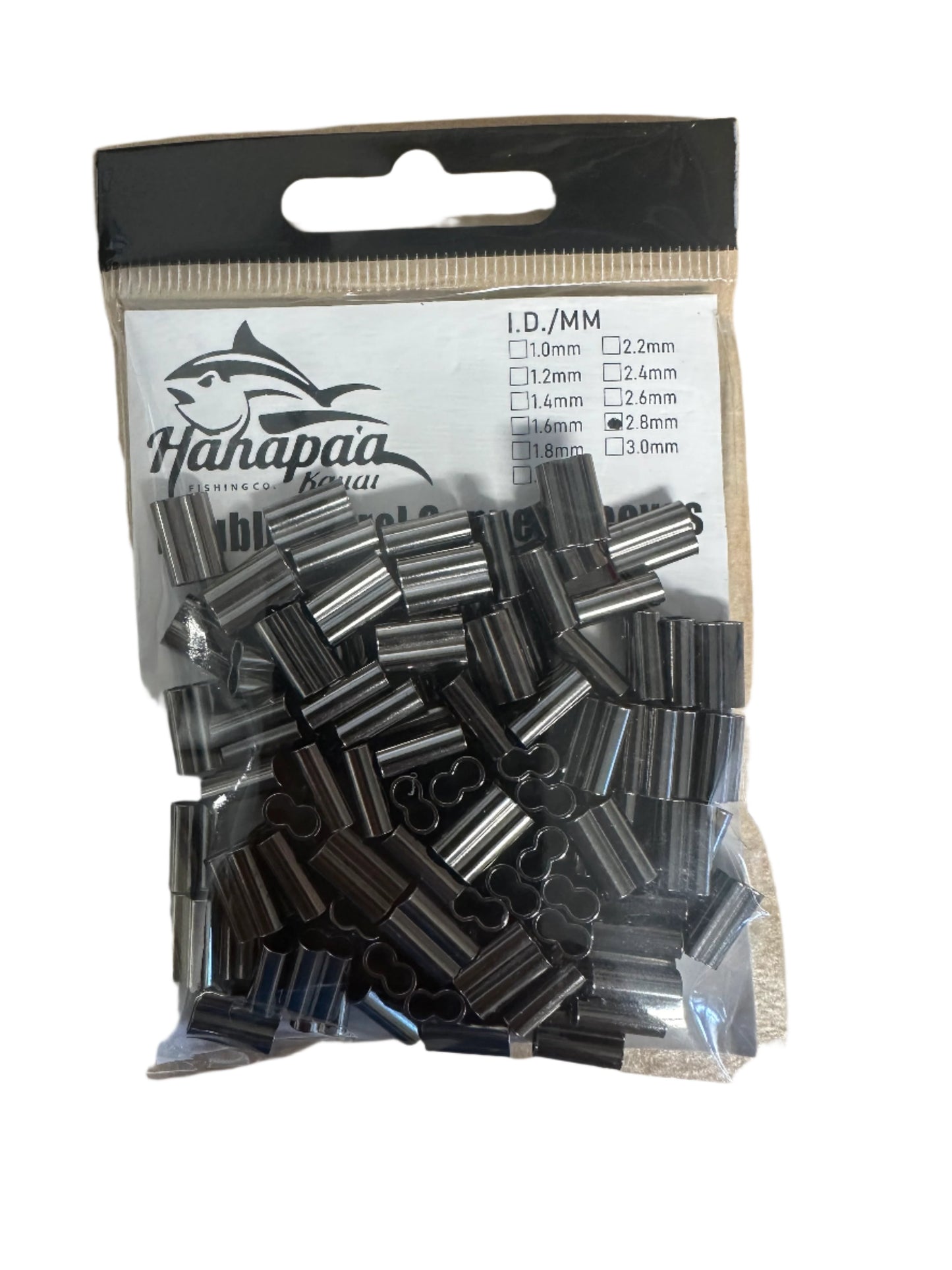 HANAPAA DOUBLE BARREL COPPER SLEEVE CRIMP 100PK