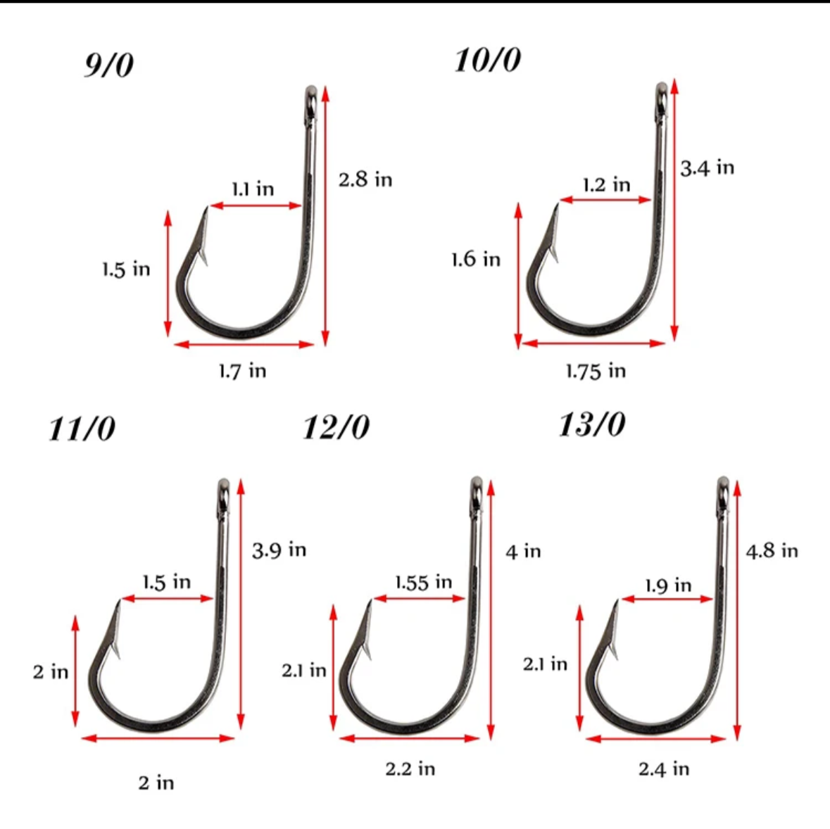 HANAPAA TROLLING HOOK STAINLESS