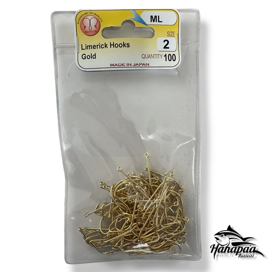 MARUTO LIMERICK GOLD HOOK 100 PACK