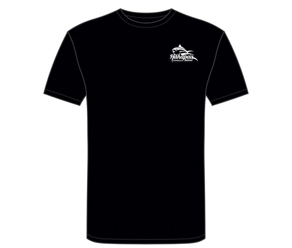 HANAPAA VECTOR TEE RICH BLACK