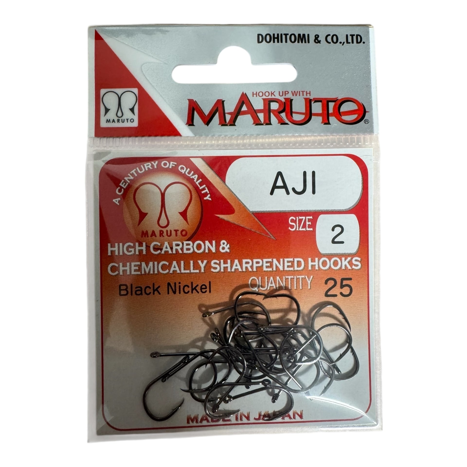 40 assorted fish hooks kmart 48084 tip cap MARUTO AJI (25 PK)