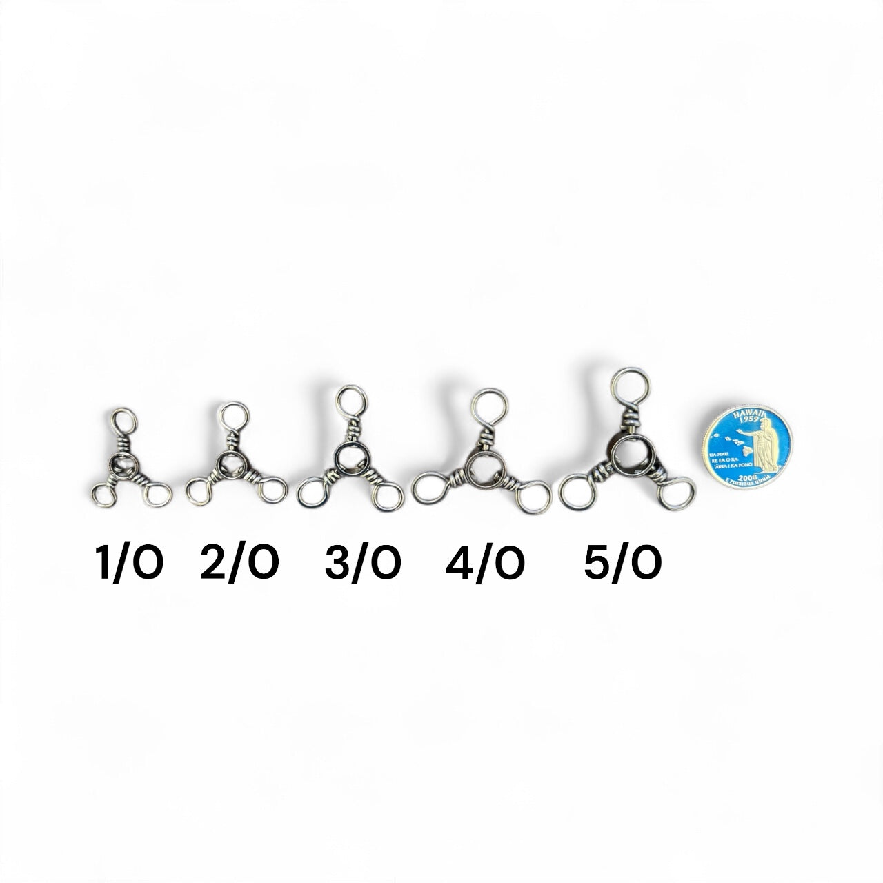 BRASS 3-WAY SWIVEL