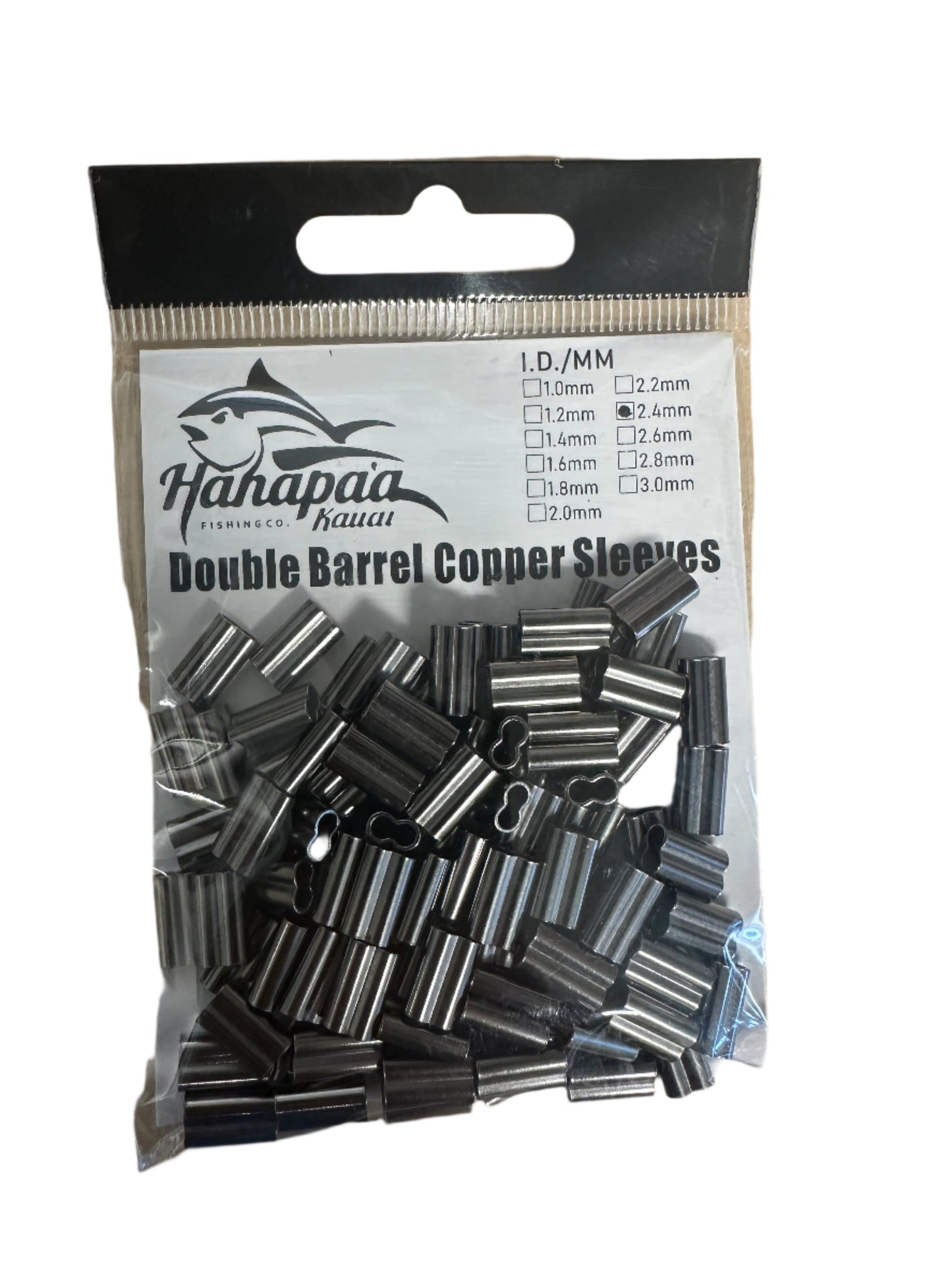 HANAPAA DOUBLE BARREL COPPER SLEEVE CRIMP 100PK