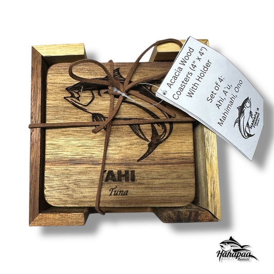 HANAPAA FISH PRINTED COASTERS