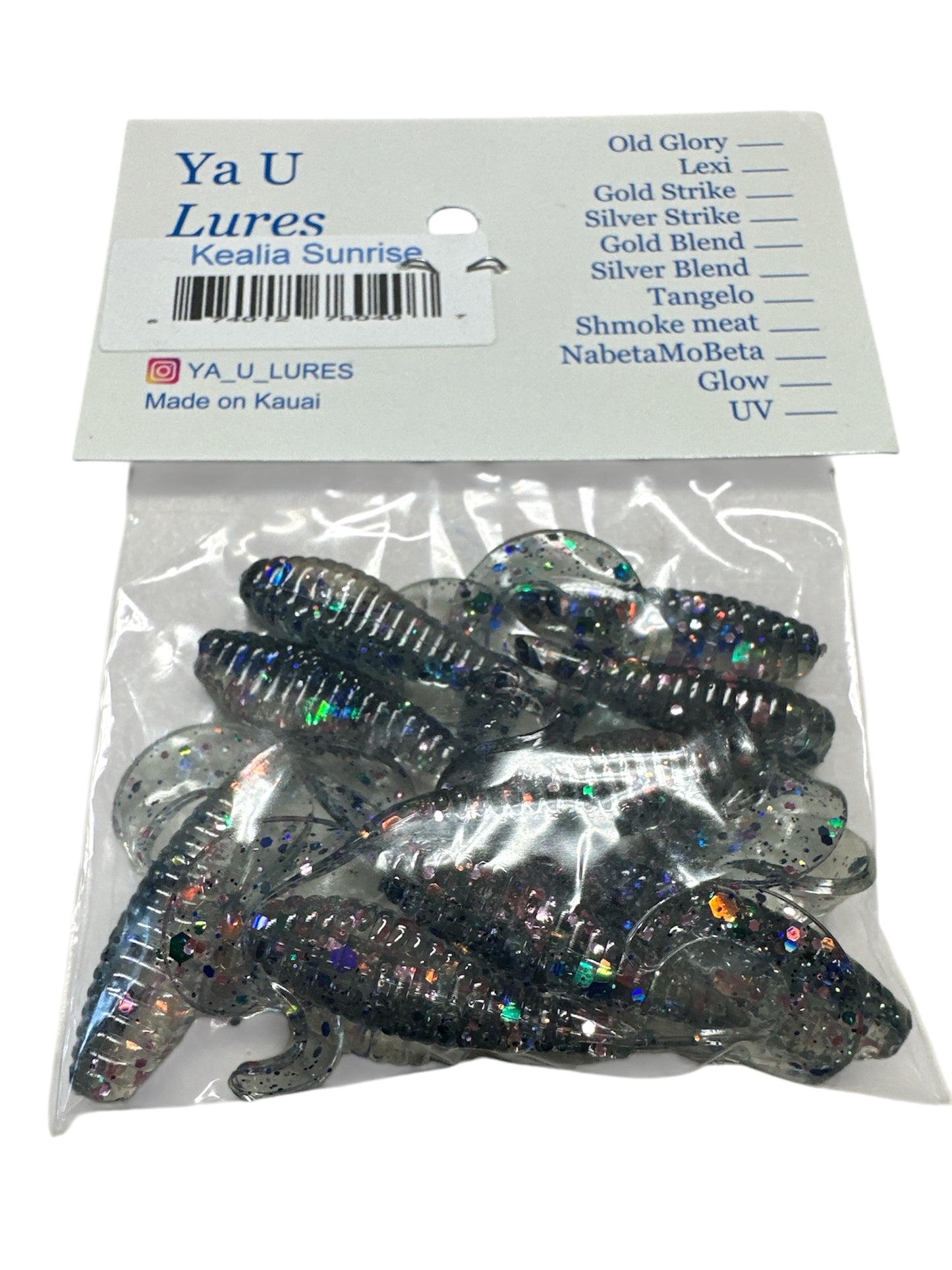 YA U LURES 2" CURLY TAILS