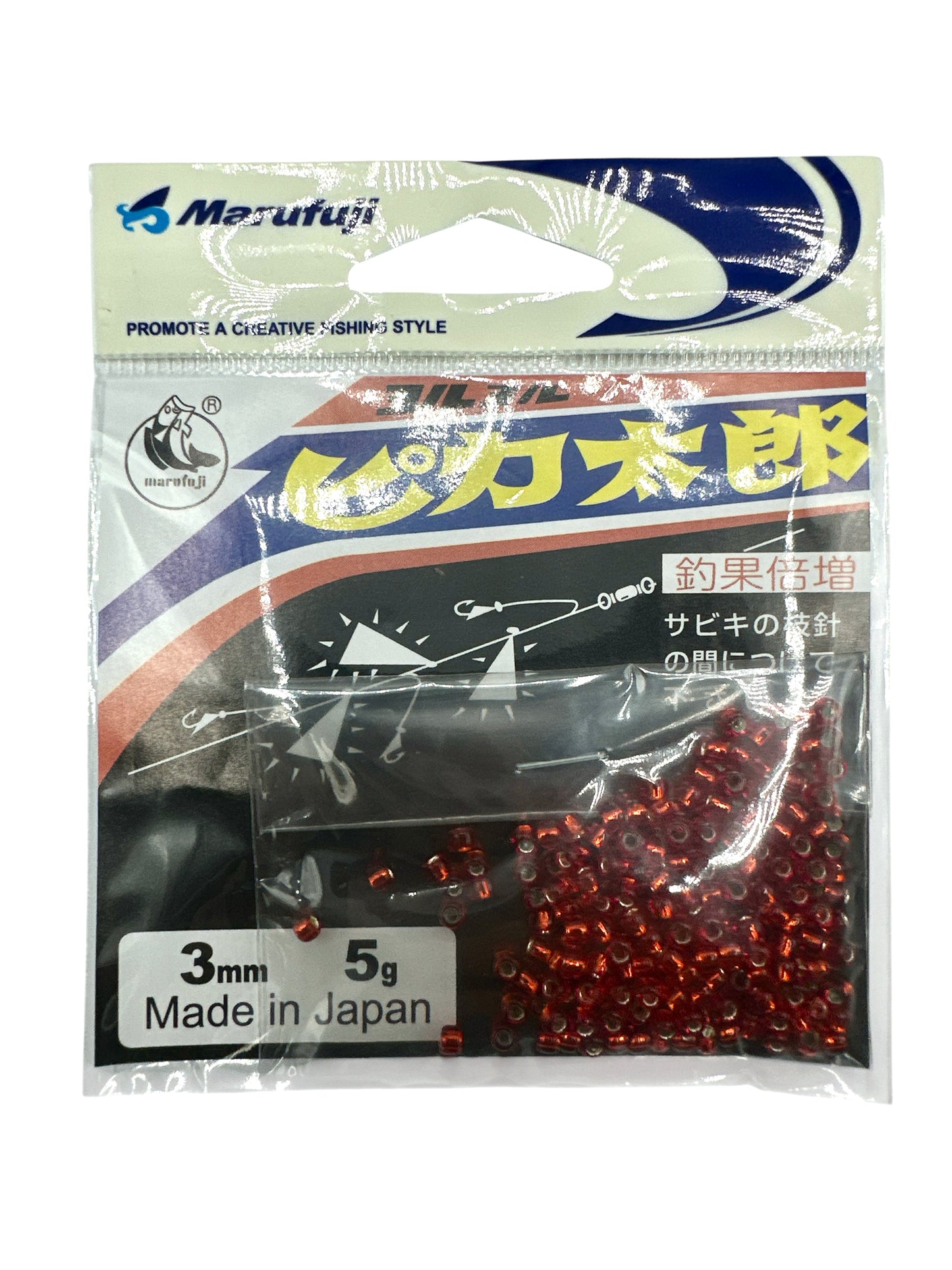 JPN RED GLASS BEADS