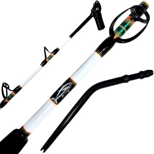 HANAPAA CUSTOM 80 CLASS TROLLING ROD WHITE