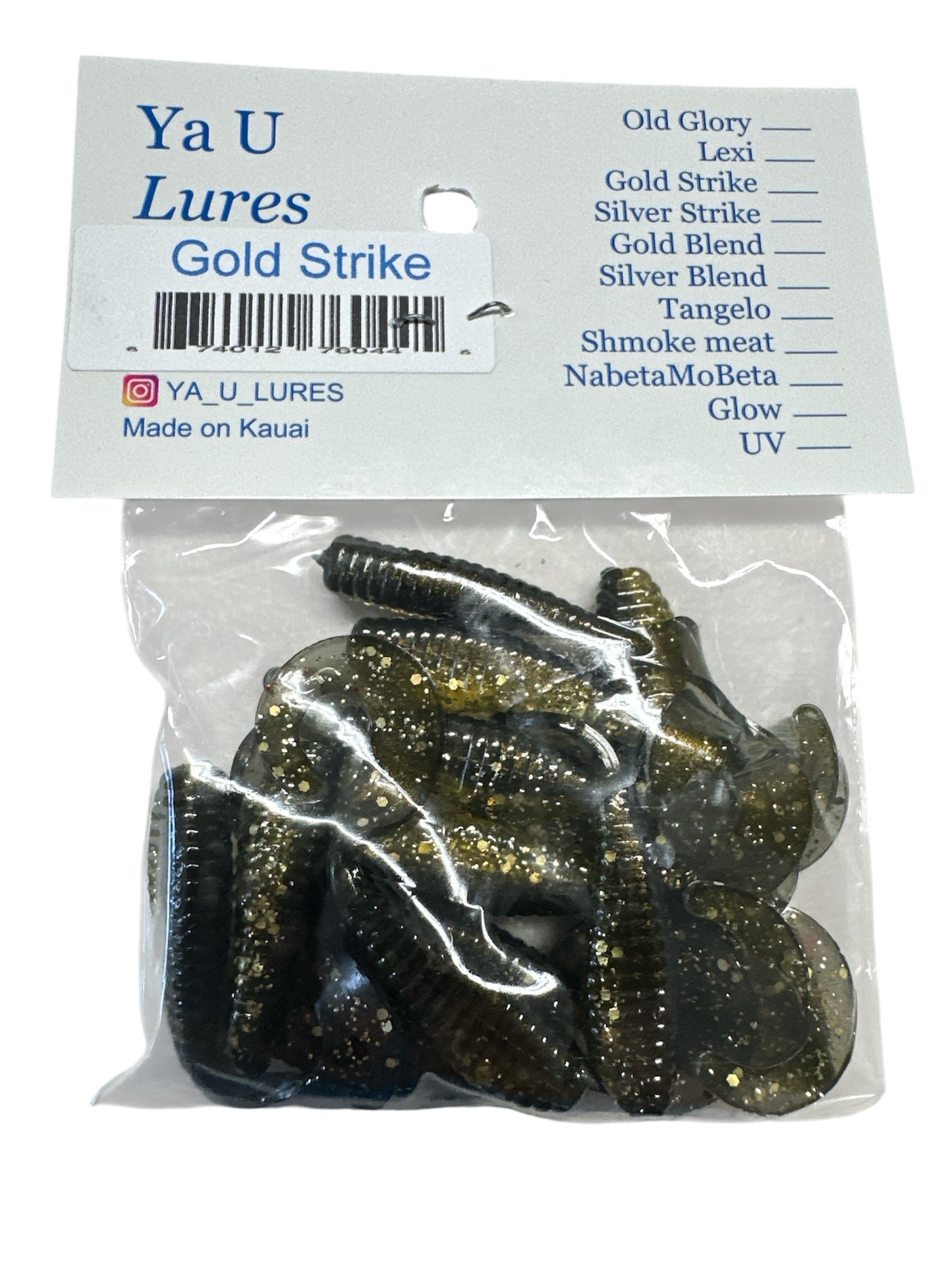 YA U LURES 2" CURLY TAILS