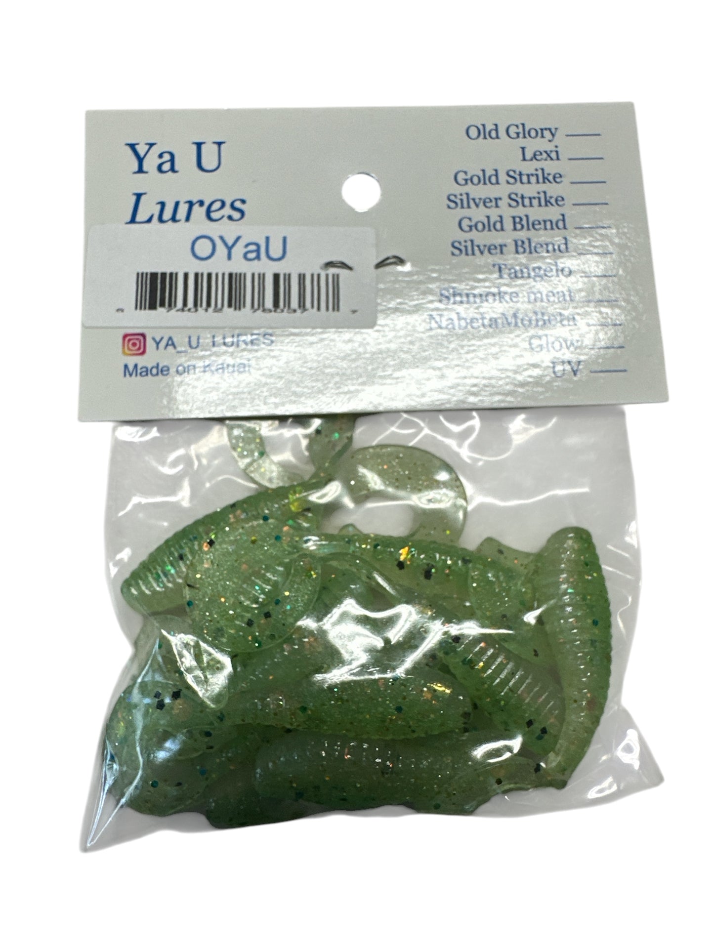 YA U LURES 2" CURLY TAILS