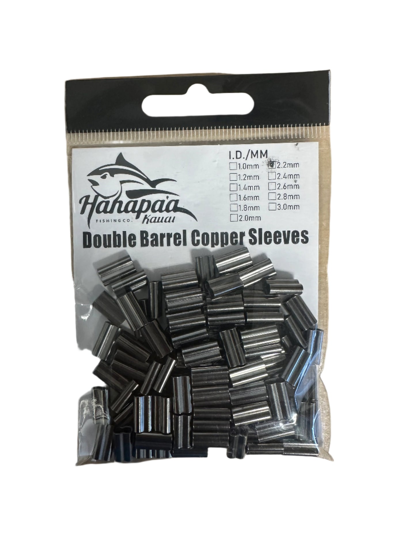 HANAPAA DOUBLE BARREL COPPER SLEEVE CRIMP 100PK