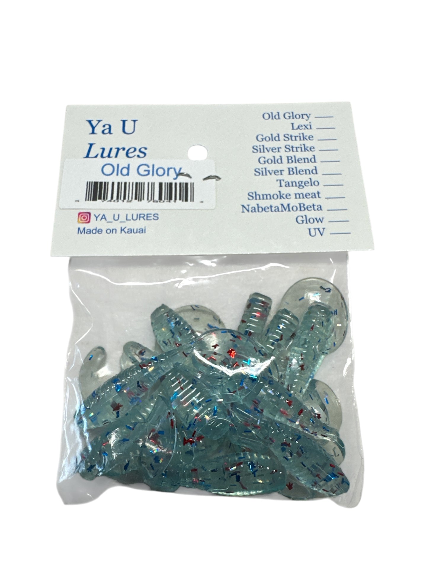 YA U LURES 2" CURLY TAILS