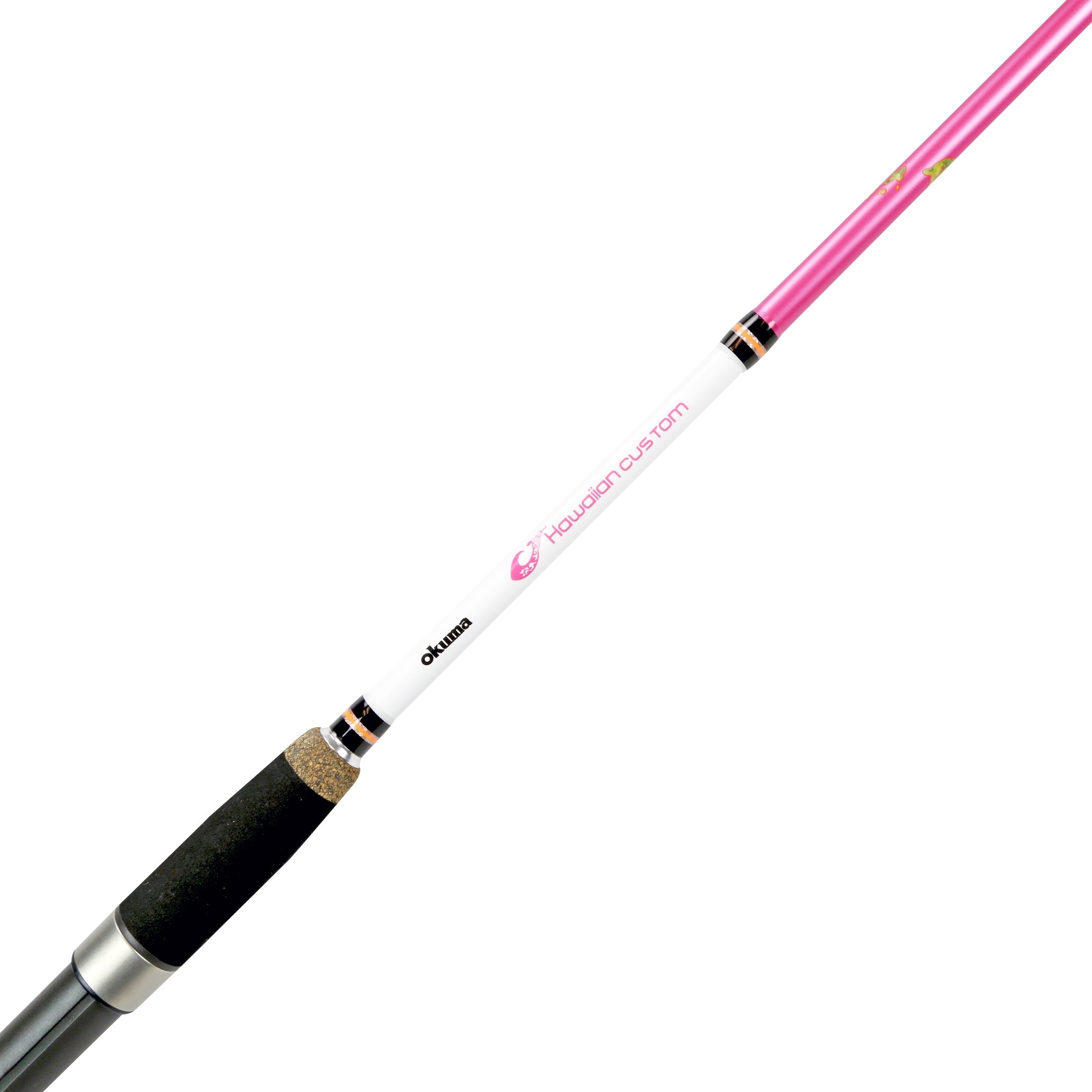 OKUMA HAWAIIAN CUSTOM WHIPPING ROD PINK – Hanapaa Fishing Kauai