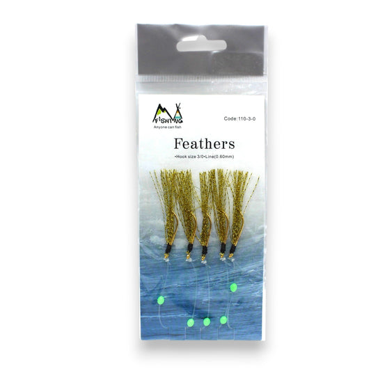 FISH FEATHER DAMASHI