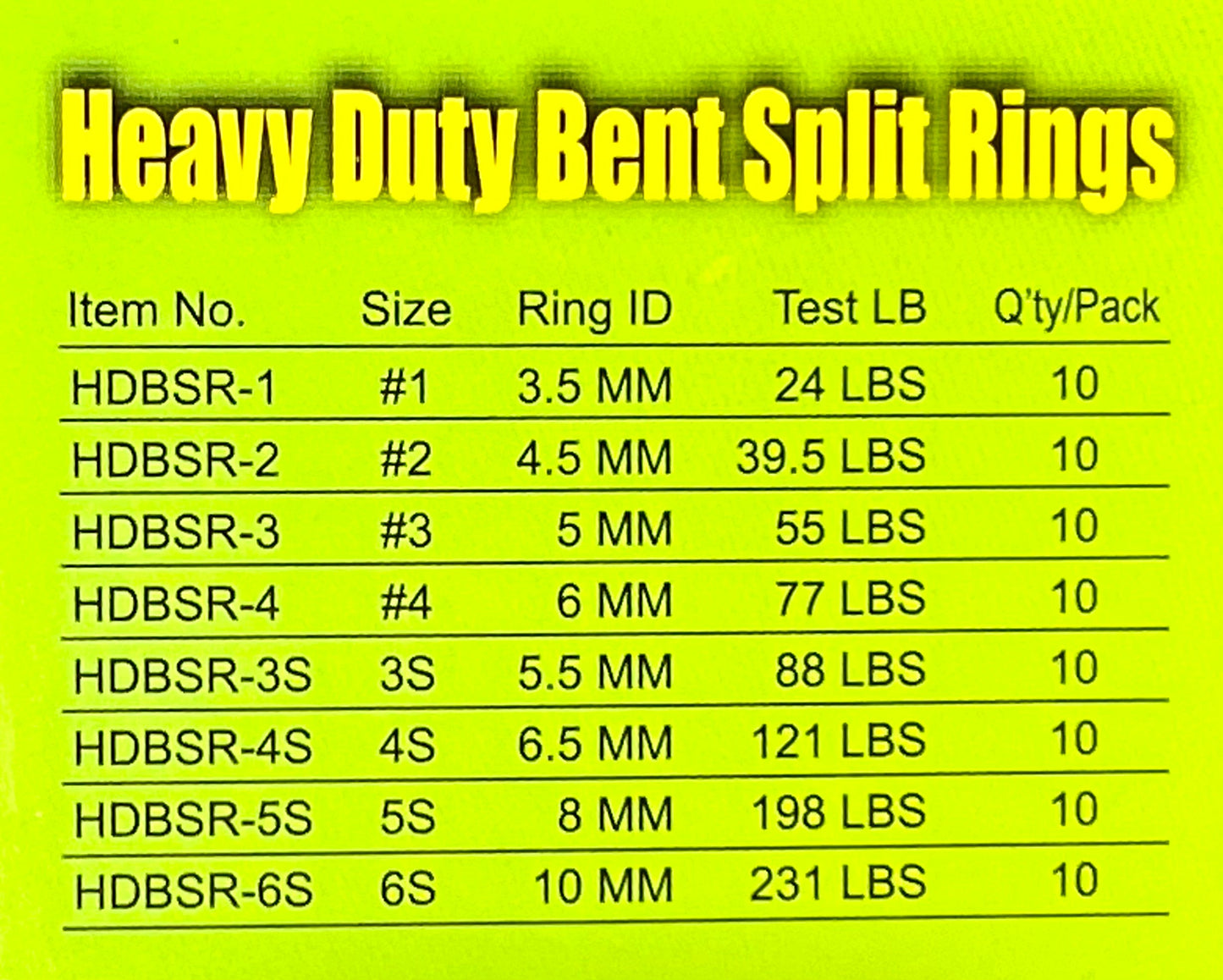 HANAPAA HEAVY DUTY SPLIT RINGS