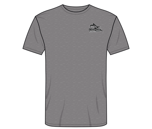 HANAPAA VECTOR TEE DARK GREY HEATHER