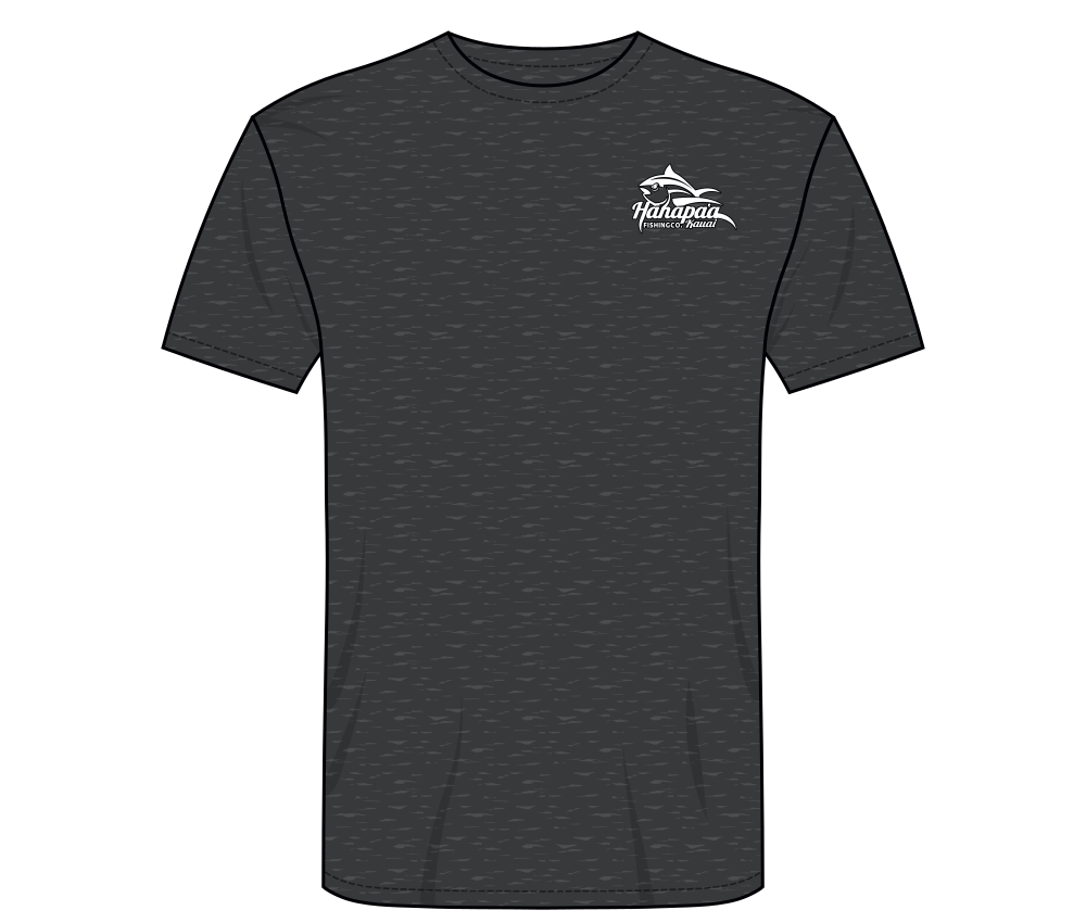 HANAPAA VECTOR TEE CHARCOAL HEATHER