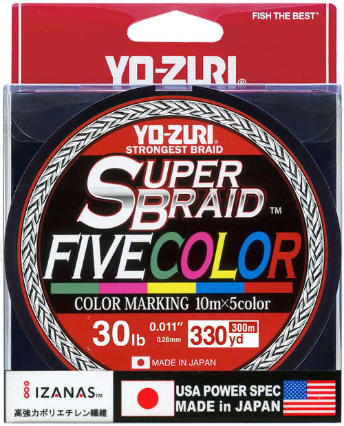 YOZURI SUPER BRAID 5 COLOR